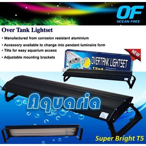AquaZonic Ocean Free T5 Super Bright 8x39W 180cm Aquarium Lamp DiskonJual MurahHarga DiskonObral