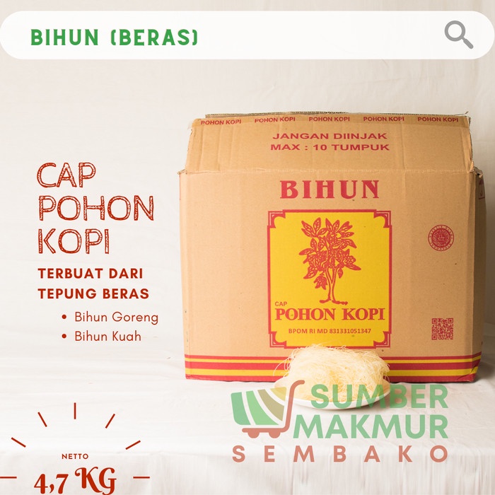 

KHUSUS GOSEND! BIHUN BERAS CAP POHON KOPI