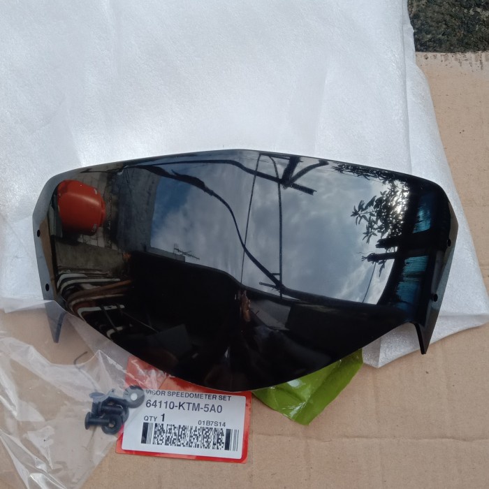 visor batok lampu supra x 125 lama ori AHM Kode 380