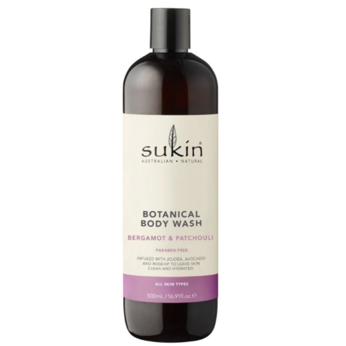 Sukin Botanical Body Wash Bergamot & Patchouli 500ml