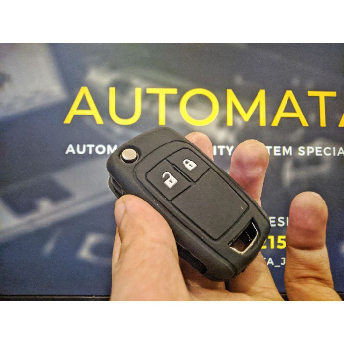BEST SELLER COVER SILIKON KONDOM KUNCI LIPAT FLIP KEY CHEVROLET SPIN TRAX AVEO
