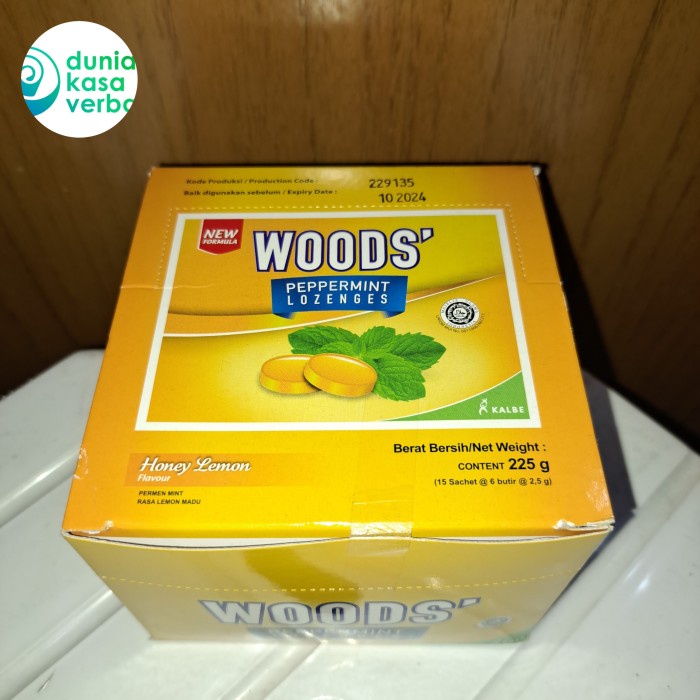 

Terlaris Permen Woods Honey Lemon Per Box Ready