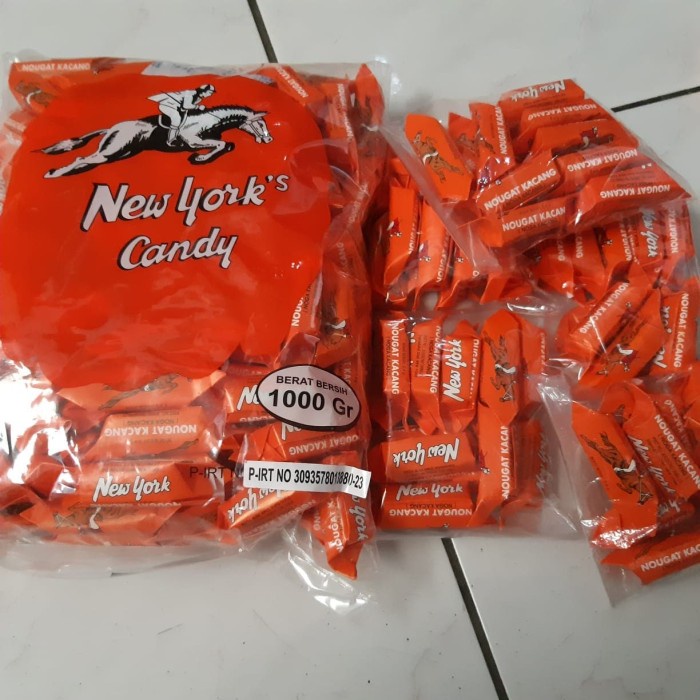 

Promo Permen Susu Nougat Kacang New York 1Kg Termurah Ready