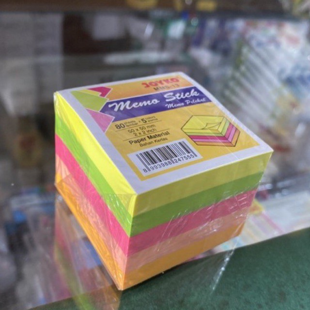 

IK! Memo Stick / Pelekat Stiker mini Mms-13 Mms13 ukuran 50mm x 50mm Joyko