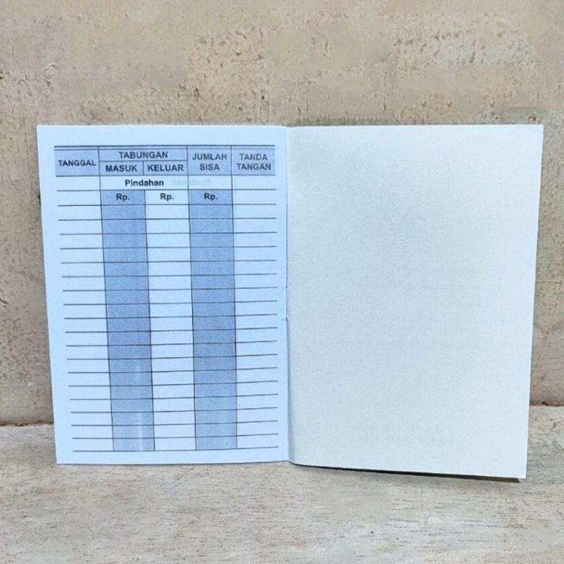 

IK! 1 Pak Buku Tabungan Isi 50 Pcs KUALITAS BAGUS ( 4 PILIHAN WARNA )