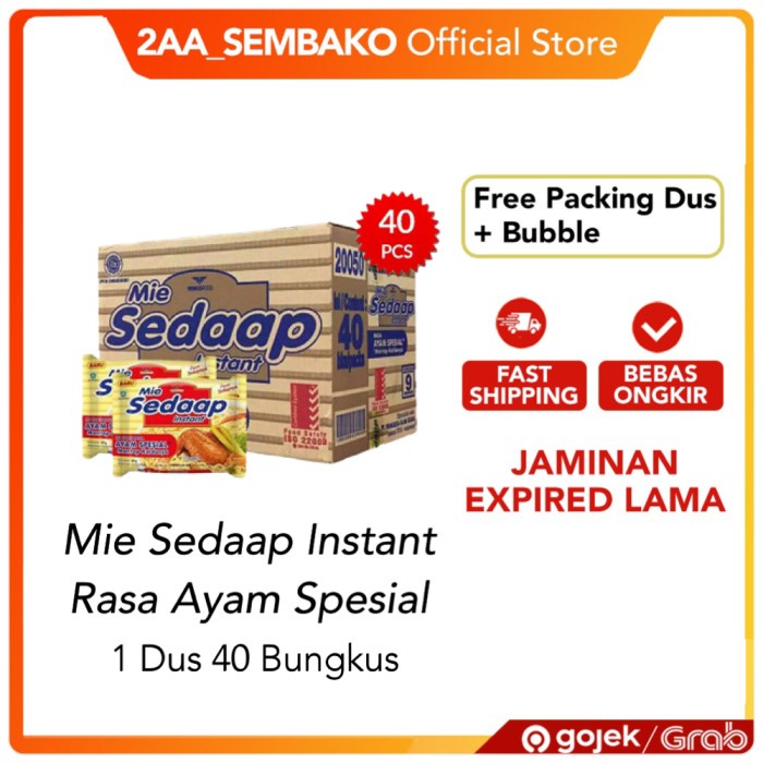 

Ready Mie Sedap Rasa Ayam Spesial @1Dus