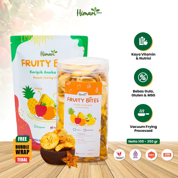 

Keripik Buah Kering Mix 100% Produk Lokal