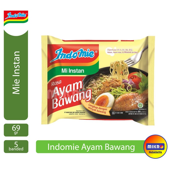 

Ready Indomie Ayam Bawang Indomie Ab [5Pcs/Banded]