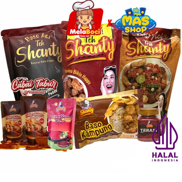 

Ready Baso Aci Teh Shanty Original Boci Yamin Teh Shanty Nyemek Tulang Baso Kampung Mas Shop Ayam