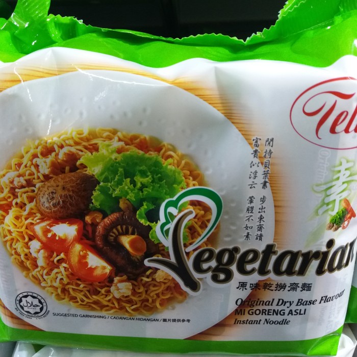 

Ready Mie Vegetarian Telly Mi Goreng Asli