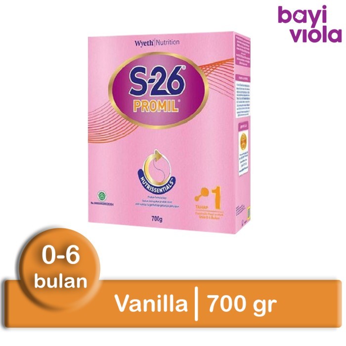 S26 S-26 Promil Reguler Tahap 1 - 700 gram (0-6 bulan) Free Bubble+Dus