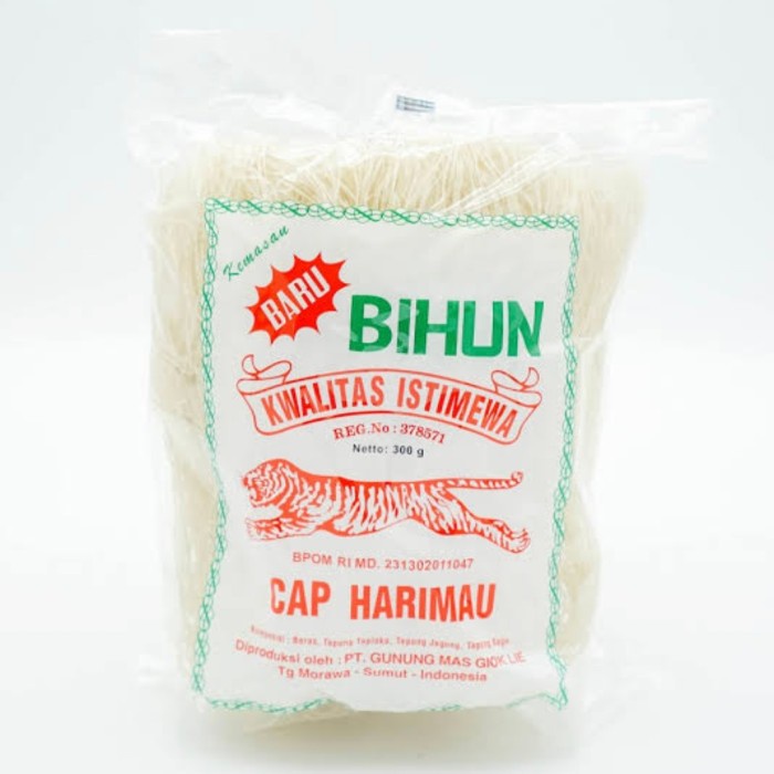 

Ready Tiger Brand Bihun Harimau Biehun Medan Mihun Mie Putih 300 Gr