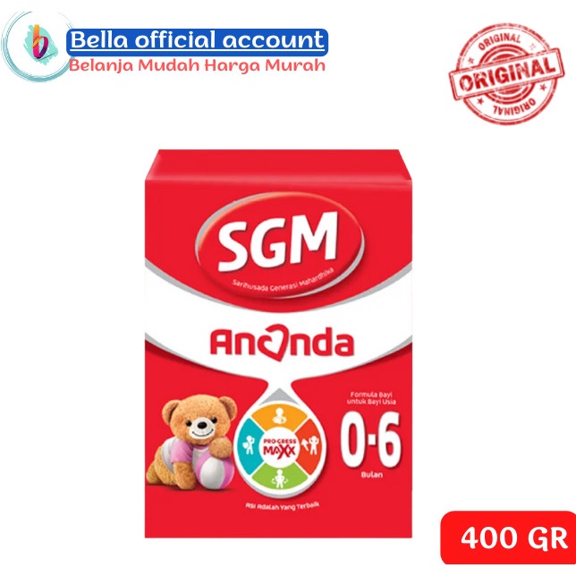 SGM Ananda 1 (0-6 Bulan) Susu Formula 400 gr