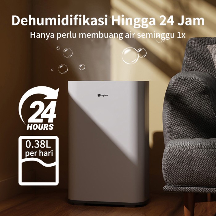 Best SellerSimplus Dehumidifier + Kotak Aromaterapi 2.5L Mengurangi Kelembapan Udara Dehumidifier