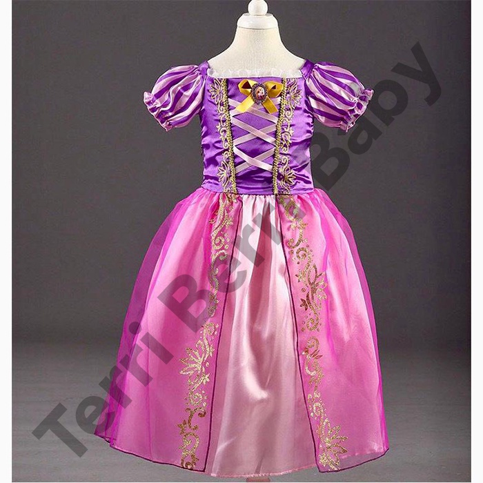 Baju kostum cosplay dress princess dres princes rapunzel prinses rapunsel costume / costum / custom