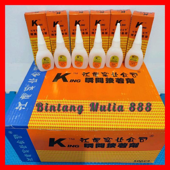 

SALE TERBARU LEM KOREA KING (PERBOX/50PCS) / LEM SERBA GUNA / LEM TETES CAIR / LEM ALTECO READYY