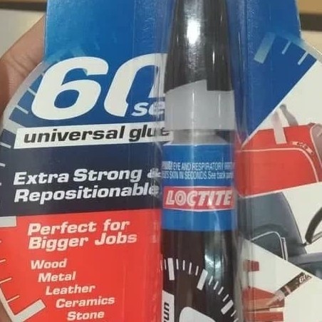 

SALE TERBARU LOCTITE UNIVERSAL GLUE 60 SEC LEM SERBAGUNA EXTRA STRONG MADE USA READYY