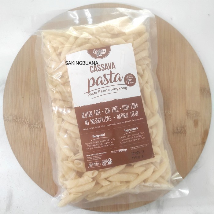 

Ready Glutten Free Pasta Penne Singkong 500Gr - Ladang Lima