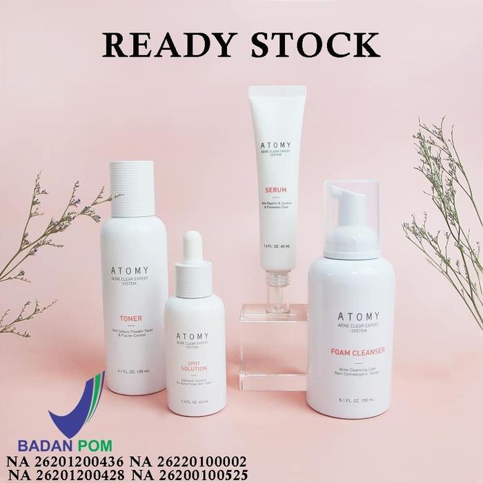Atomy ACNE CLEAR EXPERT SYSTEM SET SKINCARE JERAWAT TREATMENT JERAWAT