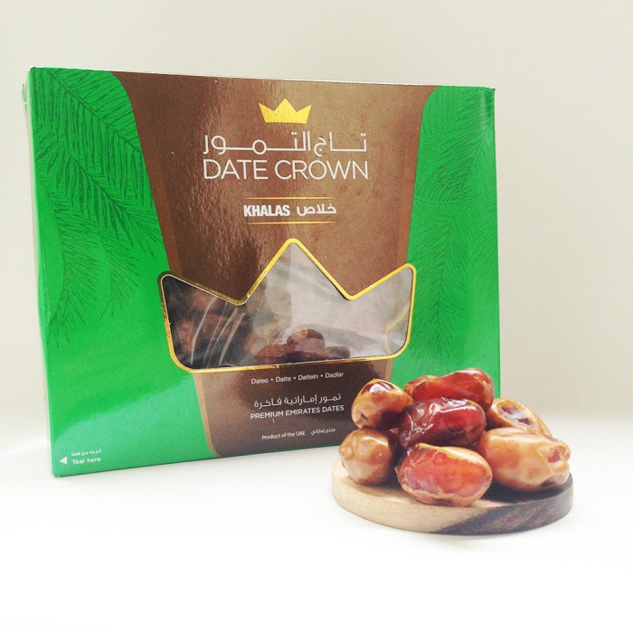 

HJK Kurma Khalas Date Crown 1kg Asli Kurma Kholas Premium Kurma Khalas