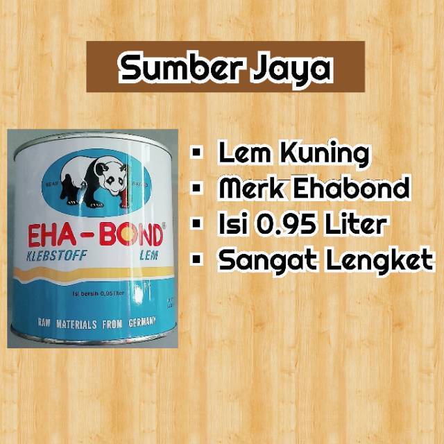 

iK! Lem Kuning Serbaguna EHA BOND 0,95 Liter