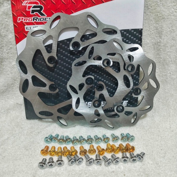 ready stok piringan cakram depan belakang klx 150 disc cakram set klx 150 original