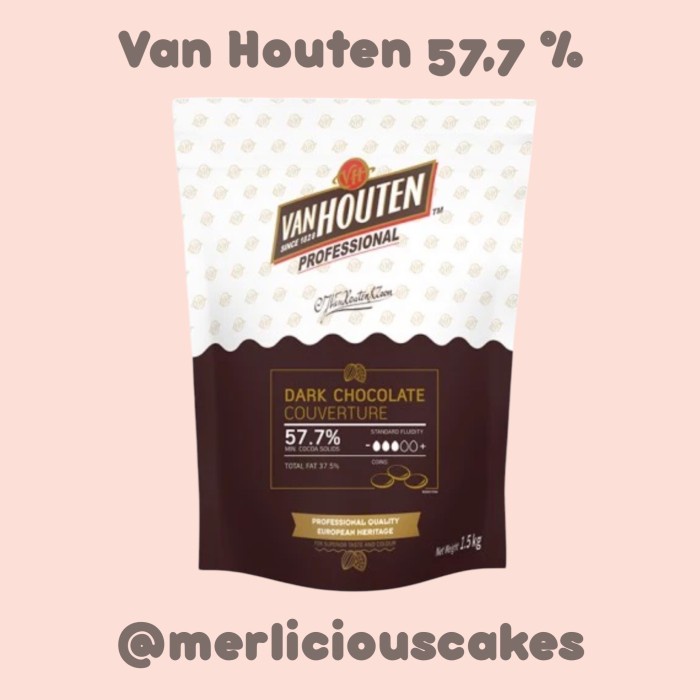 

Terbaru Instant Courier Only 1,5 Kg Van Houten Dark Chocolate Couverture 57,7% Chocolate Coins