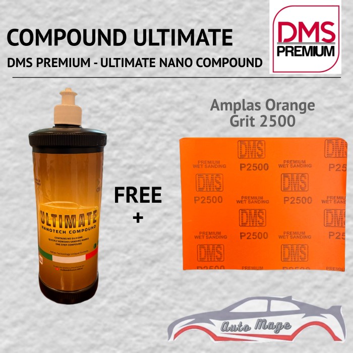 Terbaru Compound Ultimate Nano Dms Premium - Compound Waterbased 1Kg Ready