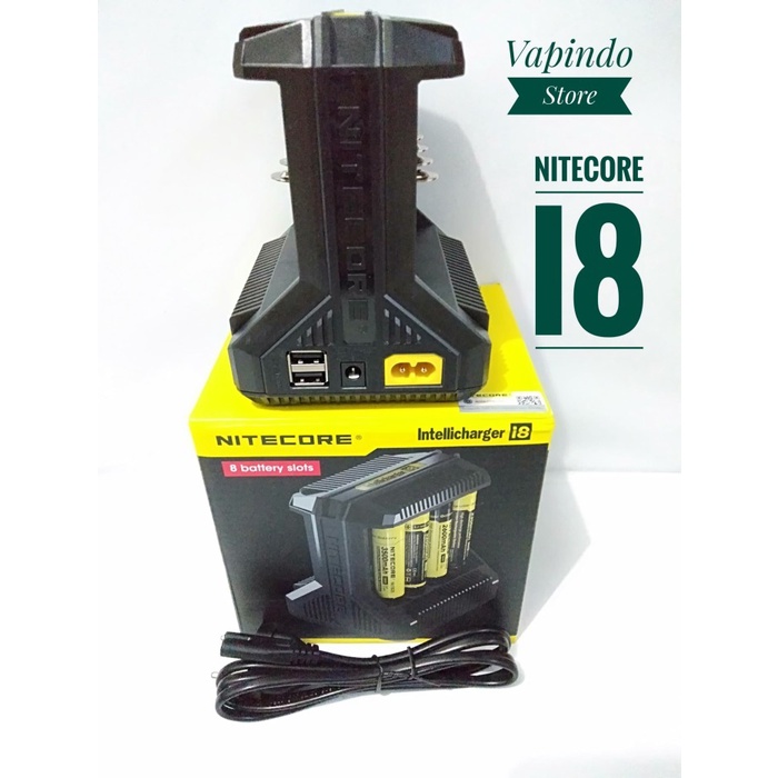 Menarik Nitecore I8 Intellicharger Universal Battery Charger 8 Slot Baterai