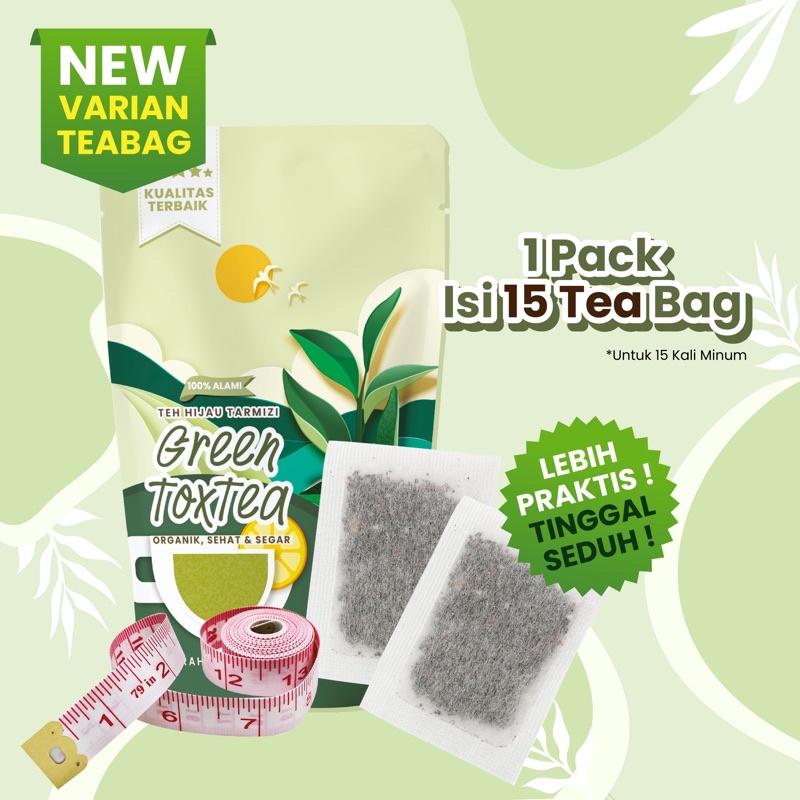 

( PROMO ) TEH CELUP GREENTOXTEA TEA BAG TEH DETOX PELANGSING BERGARANSI BEST SELLER