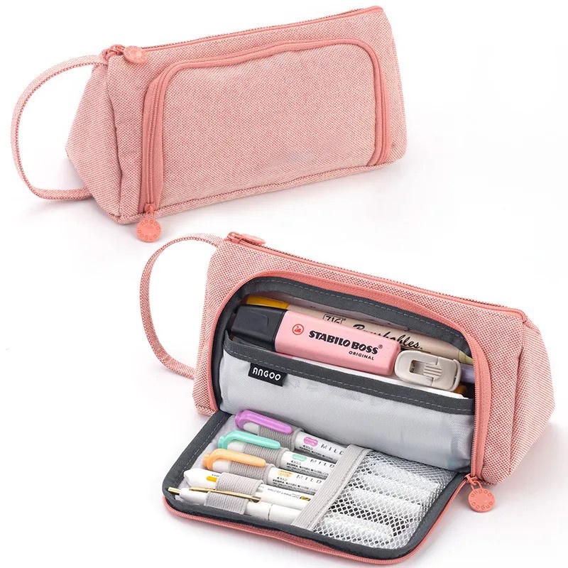 

Tempat Pensil Multi Layer Pencil Case Pouch Stationery