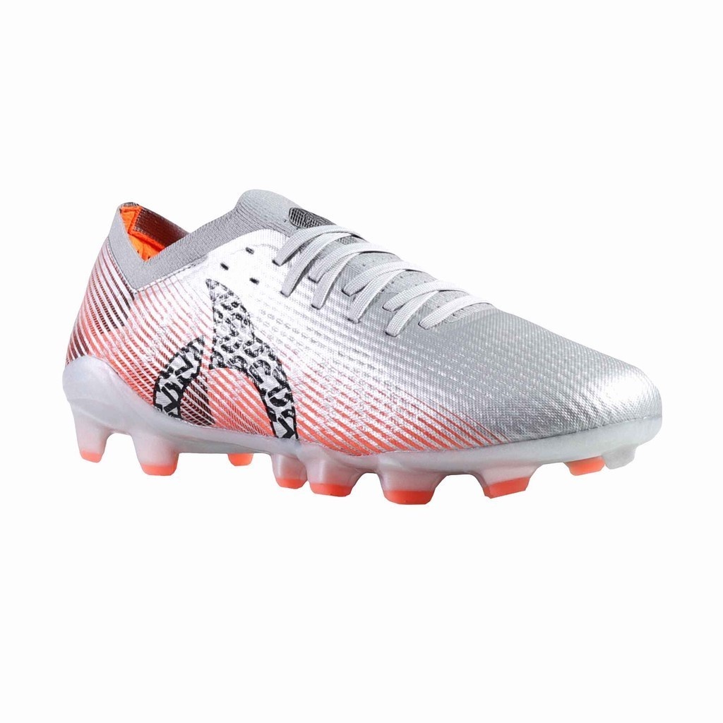 Ortuseight Sepatu Sepak Bola Catalyst Liberte V3 FG - Anodized Silver/Peach