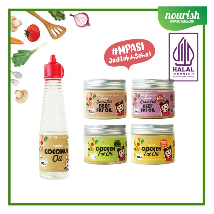 

HJK Nourish Chicken Fat Oil / Beef Fat Oil / Coconut Oil / BB Booster