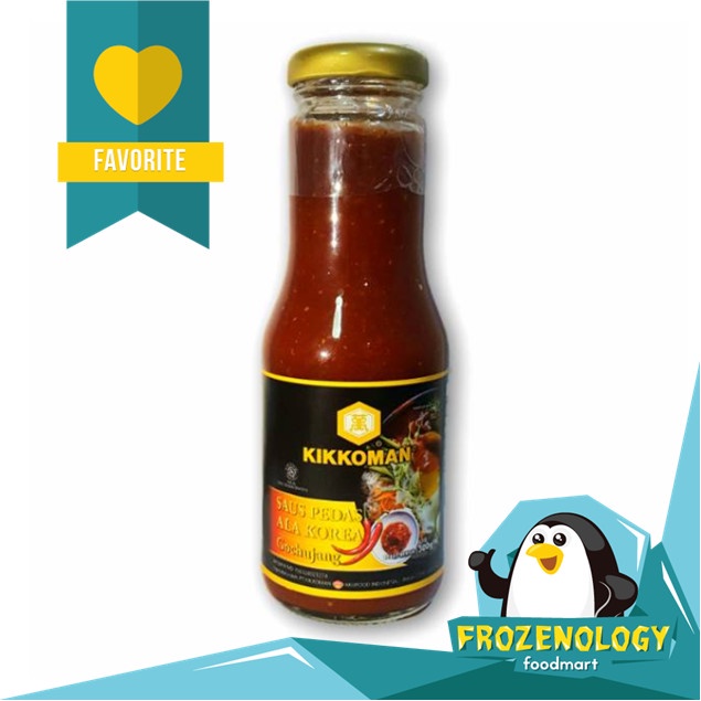 

HJK Kikkoman Gochujang HALAL Sauce Sambal Pasta Saus Pedas Korea 300 g Top