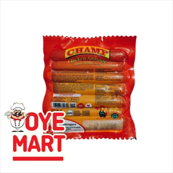 

HJK CHAMP CHICKEN SAUSAGE 375 GR (SOSIS AYAM)
