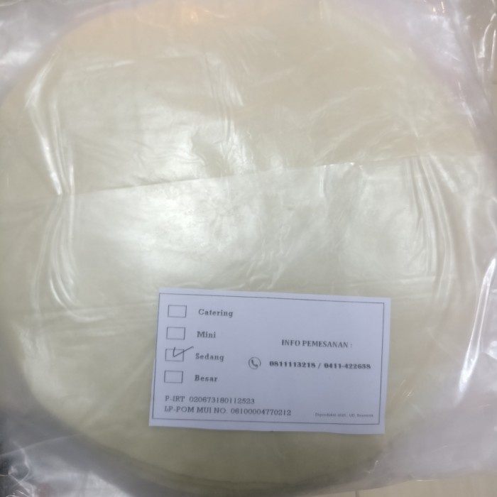 

KULIT KEBAB TORTILLA SEDANG 20 pcs