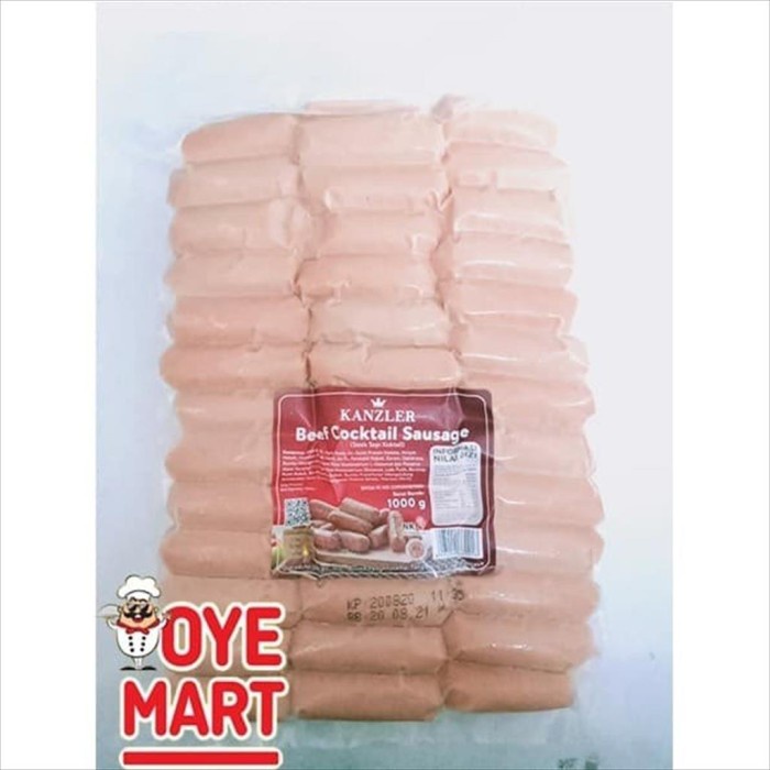 

HJK KANZLER BEEF COCKTAIL SAUSAGES 1KG SOSIS SAPI