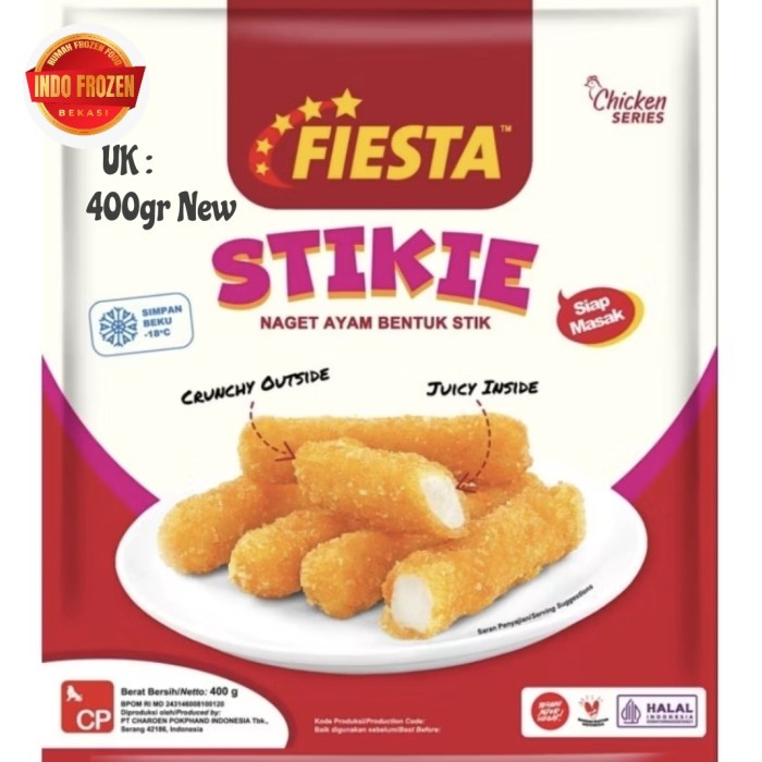 

HJK fiesta nuget ayam stikie 500gr
