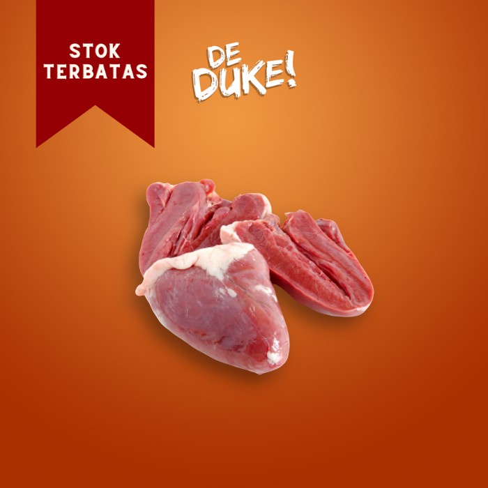 

HJK Jantung Ayam/Chicken Heart Bersih 1KG