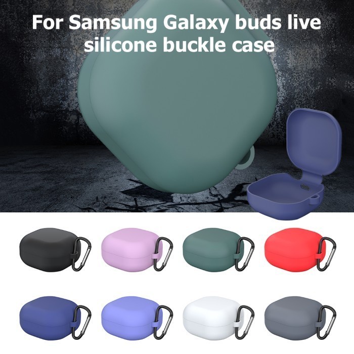 Soft Case Silikon Samsung Galaxy Buds 2 / Live / Pro / Fe + carabiner