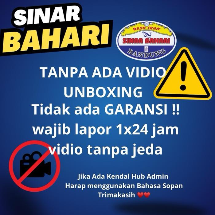 

HJK 1 varian Baso Ikan Jumbo ori/pedas Sinar bahari kemasan Plastik