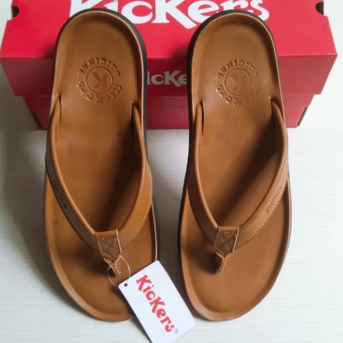 SANDAL KICKERS PRIA - SANDAL JEPIT KICKERS KULIT - SANDAL PRIA KICKERS