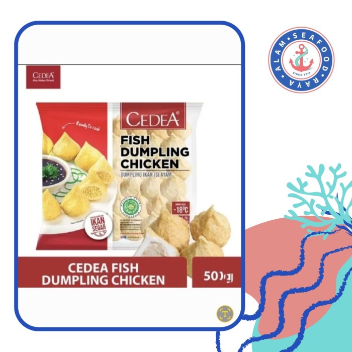 

Cedea Fish Dumpling Chicken 500gr Bakso Ikan Baso Ikan Frozen Snack