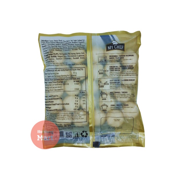 

My Chef All Varian 500gr Seafood Bakso Ikan Kue Ikan Goreng/Otak Singapur