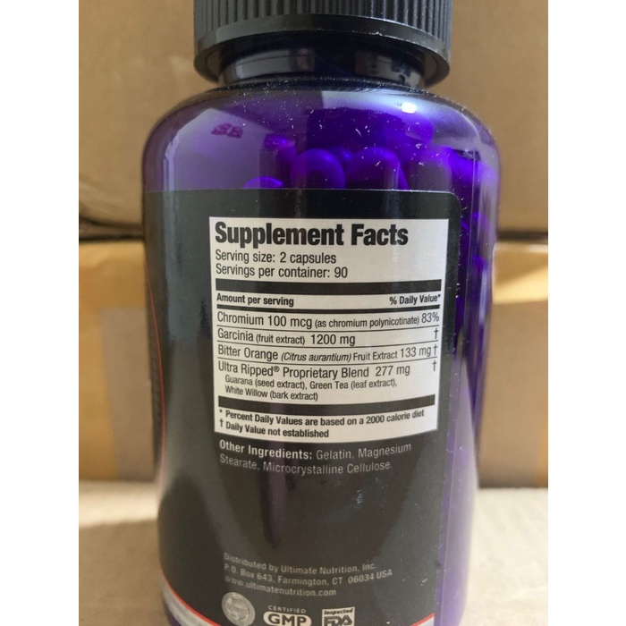 Paling Baik Un Ultra Ripped 90 Caps 180 Capsule Fatburner