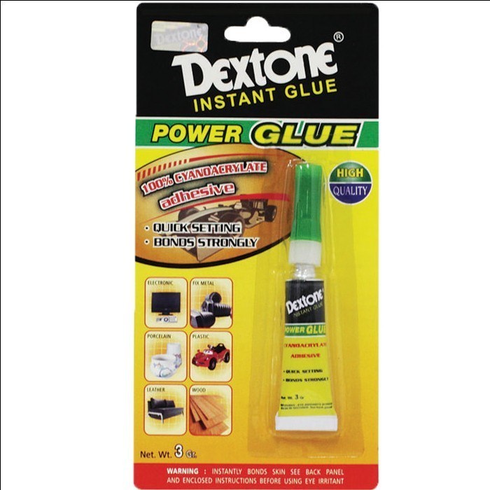 

READY STOK LEM TETES DEXTONE POWER GLUE PREMIUM (HQ) 3GR - BOX READYY
