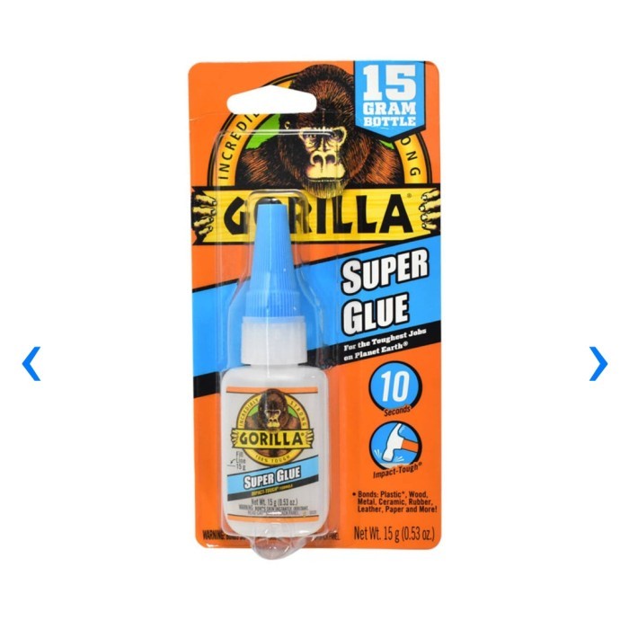

DISKON SUPER GLUE GORILLA IMPACT LEM SERBAGUNA KERING 10DETIK LEM MULTIFUNGSI READYY