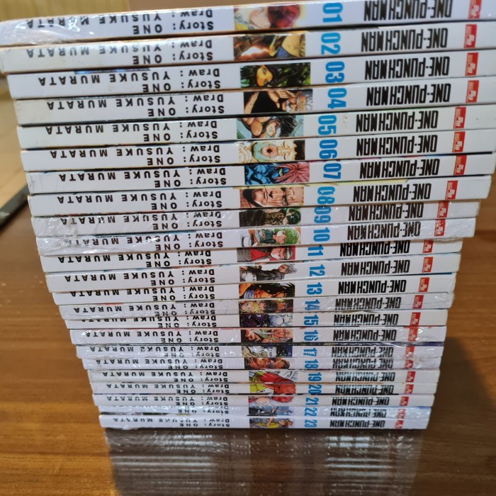 DISKON KOMIK ONE PUNCH MAN SET KOLPRI MULUS 1-23 LENGKAP ORI READYY