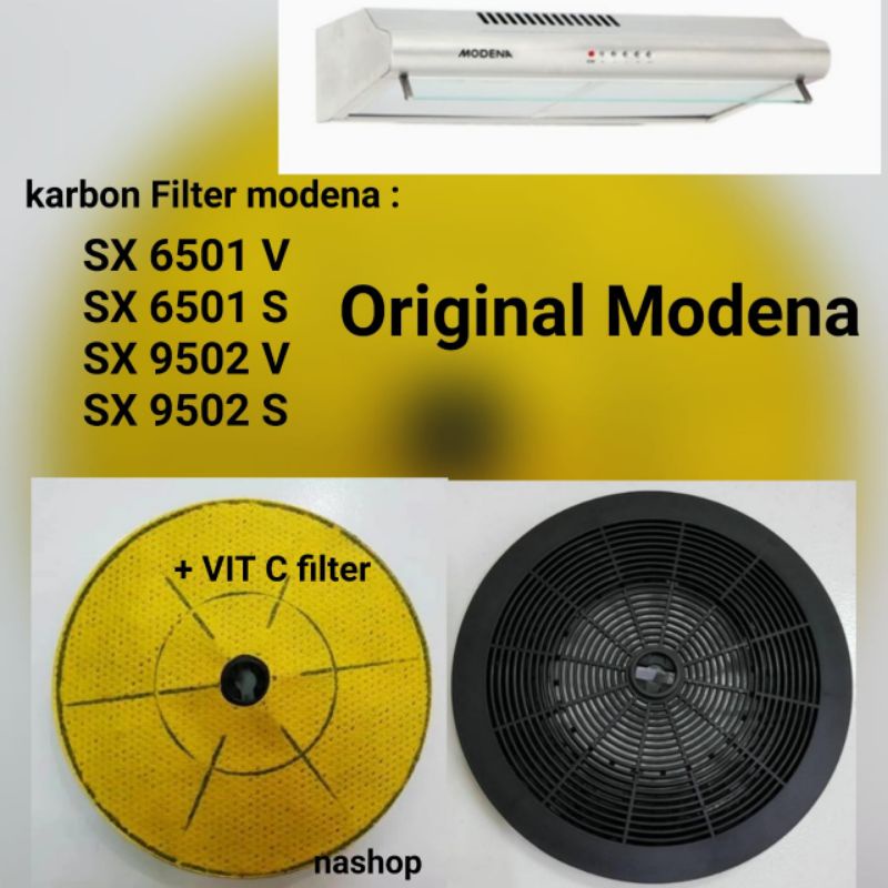 (PROMO HARGA)Karbon filter Cooker hood modena ,SX 6501 S,SX 6501 V,Sx9501V, SX 9502 S,SX 9502 V +