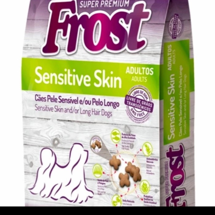 Frost sensitive skin salmon dog food 10.1kg khusus grab gosend